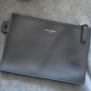 Saint Laurent zip pouch